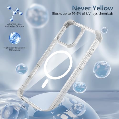 Coque transparente iPhone 16 Pro Max magnétique antichoc fine - 3