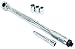 1/2" inch Drive Torque Wrench Locking Click 18" Length with 1/2" Extension Bar 125 mm Length & Three 1/2 in Drive Sockets 21 mm 19 mm 17 mm contained in Hard Shell Plastic Storage Unit Case by Bastex