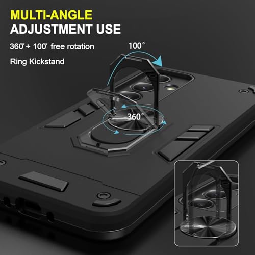 Image of NDCOM for Samsung A35 5G Back Cover | Durable and Stylish Samsung A35 5+G Back Cover Samsung A35 5G Cover | Ring Holder Case