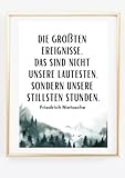 Din A4 Kunstdruck ohne Rahmen - Spruch Zitat Friedrich 