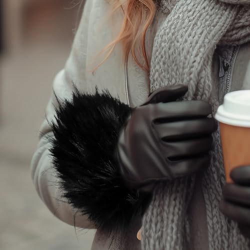 Muñequeras de fibra sintética para paseos casuales en invierno 5