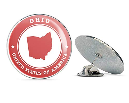 Ohio USA Round Metal 0.75
