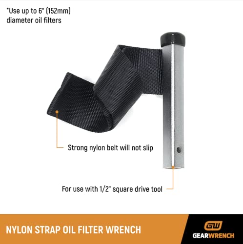 GEARWRENCH 1/2" Drive Nylon Strap Oil Filter Wrench - 3149 by GEARWRENCH - Image 3