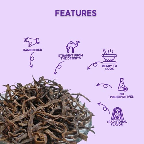 Image of Being Bania Authentic Rajasthani Sangri 150gms | Dry Vegetable | Ready to Cook | Premium and Hand Picked | Free Recipe | Ker Sangar sabji | Sangari
