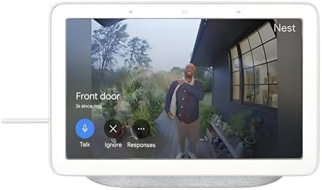 Google Nest Hub (1st Gen) 7-inch Display, 1st Generation (Chalk),...
