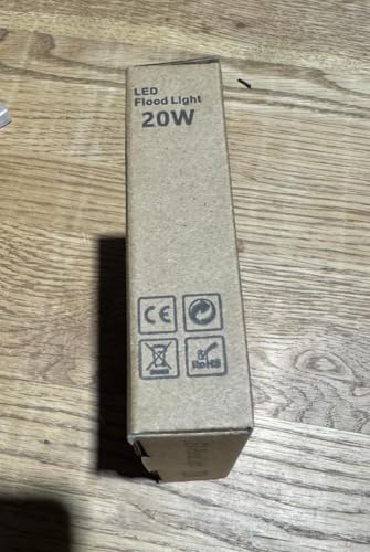 Radiador LED de 30W negro con luz cálida de 3000K e IP66 para fachada y garaje 6