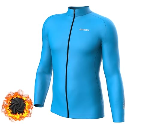 Sparx Men Winter Cycling Jerseys Bike Bicycle Long Sleeve Thermal