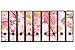 codiarts. Set mit 9 Stück traumhaften breiten Ordner-Etiketten selbstklebend Ordnerrücken Sticker (Aufkleber) zarte rosa Blüten Kirschblüten