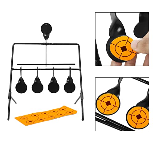 Resetting Target,Rifle Airsoft Pistol Bb Pellet Gun Shooting Target,Rated For .22 .177 Caliber(4 Targets) #TOP2