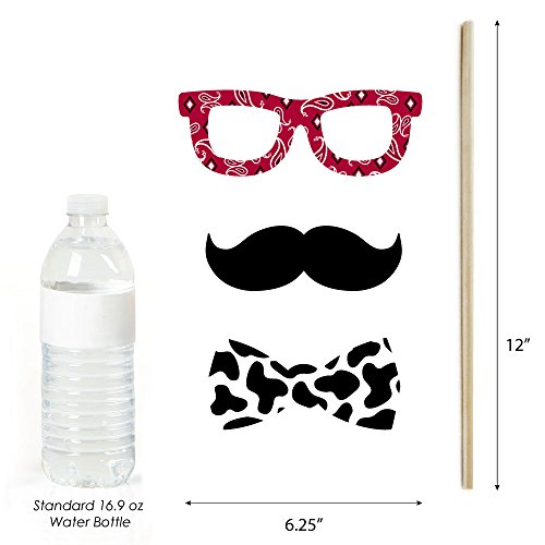 Little Cowboy - Western Photo Booth Props Kit - 20 Count #TOP4