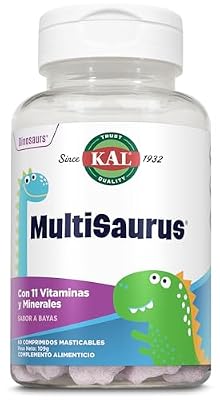 KAL Dinosaurs MultiSaurus | Complemento Alimenticio | Apto Para Veganos | 60 Masticables | Ya disponible en tu tienda friki favorita! En mundofriki.es! KAL Dinosaurs MultiSaurus | Complemento Alimenticio | Apto Para Veganos | 60 Masticables | Ya disponible en tu tienda friki favorita! En mundofriki.es!