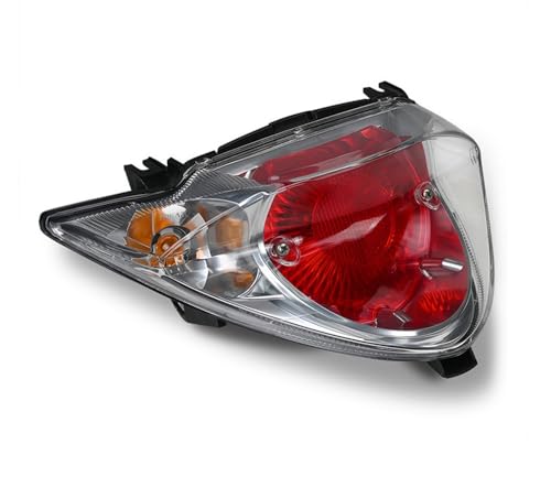 Lámpara de placa matrícula y luz trasera de motocicleta con señal de freno