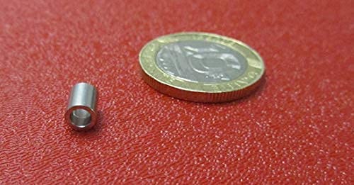 18-8 Stainless Steel Spacer Unthreaded No 4 Screw Size x .187" OD x .115" ID x .250" Length 10 Pcs