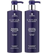 Alterna Haircare CAVIAR Anti-Aging Replenishing Moisture Shampoo and Conditioner Set, 16.5 Fl Oz ...