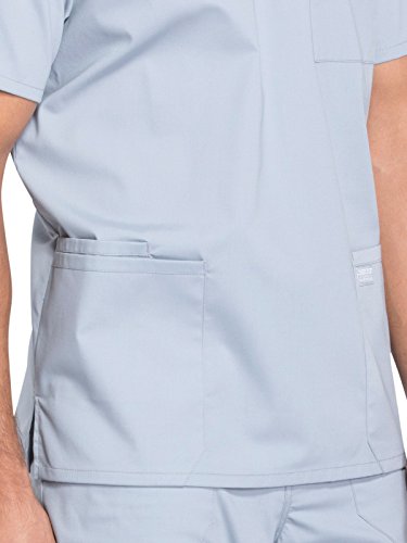 Image of Cherokee WW Professionals Men's V-Neck Scrub Top 4 Pockets Medical Shirt