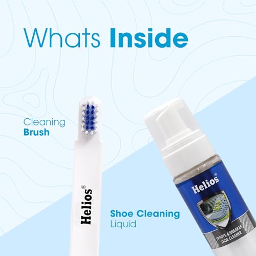 Helios Sports & Sneaker Cleaner Kit 150 ml | Shoe Cleaner Kit | Sports Shoes Sneakers and canvas I Stain Remover Shoe ShampooI 150 ML (Image - 4)