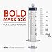 Easy Touch 60cc/ ML Luer-Lock Syringe Barrels Slip Tip, 40 pack