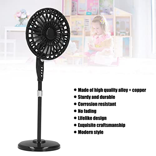 Shanrya Elektrische Mini-LüFtermodelle, Hohe Simulation, Eleganter und Langlebiger Mini-LüFter FüR Puppenhaus-Mini… – Bild 4