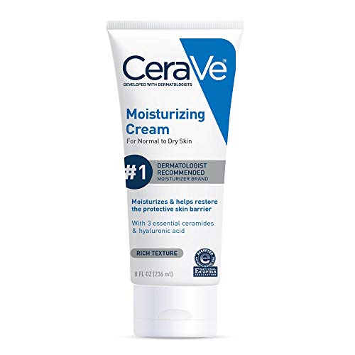 CeraVe Moisturizing Cream, Face Body Moisturizer, Normal to Dry Skin, 8 fl oz