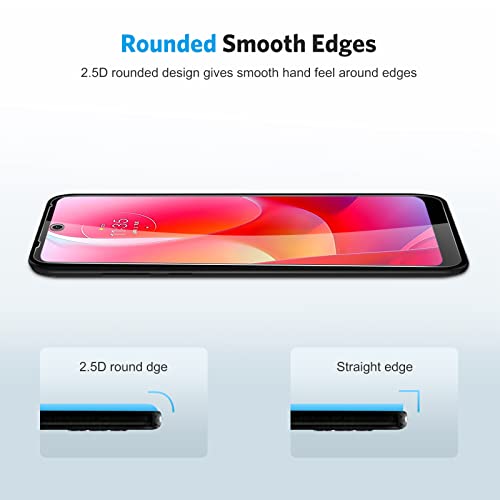 Omoton [3 Pack] Screen Protector For Moto G Power 2022, Tempered Glass Screen Protector Compatible With Motorola Moto G Power 5G (6.5 Inch), Alignment Frame/Anti Scratch/Bubble Free (Not For 2021 Verson) #TOP5