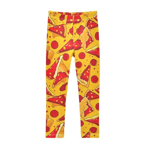 Kids High Waist Pizza Leggings for Toddler Girls 4T 202b2974
