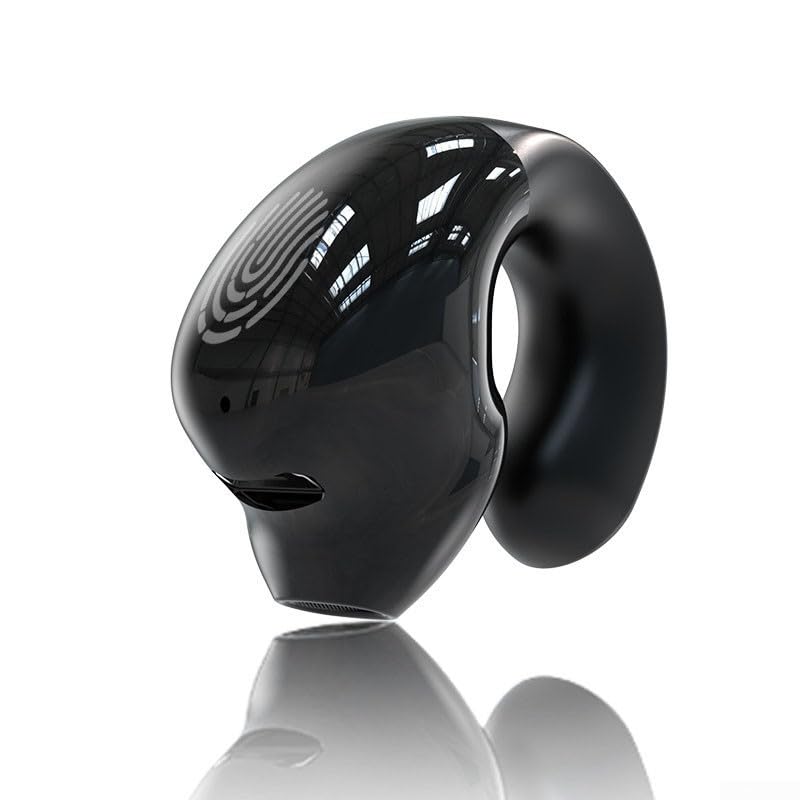 Lecreatekit Auriculares elegantes diseñados para mayor comodidad durante las actividades deportivas con gran sonido (negro)