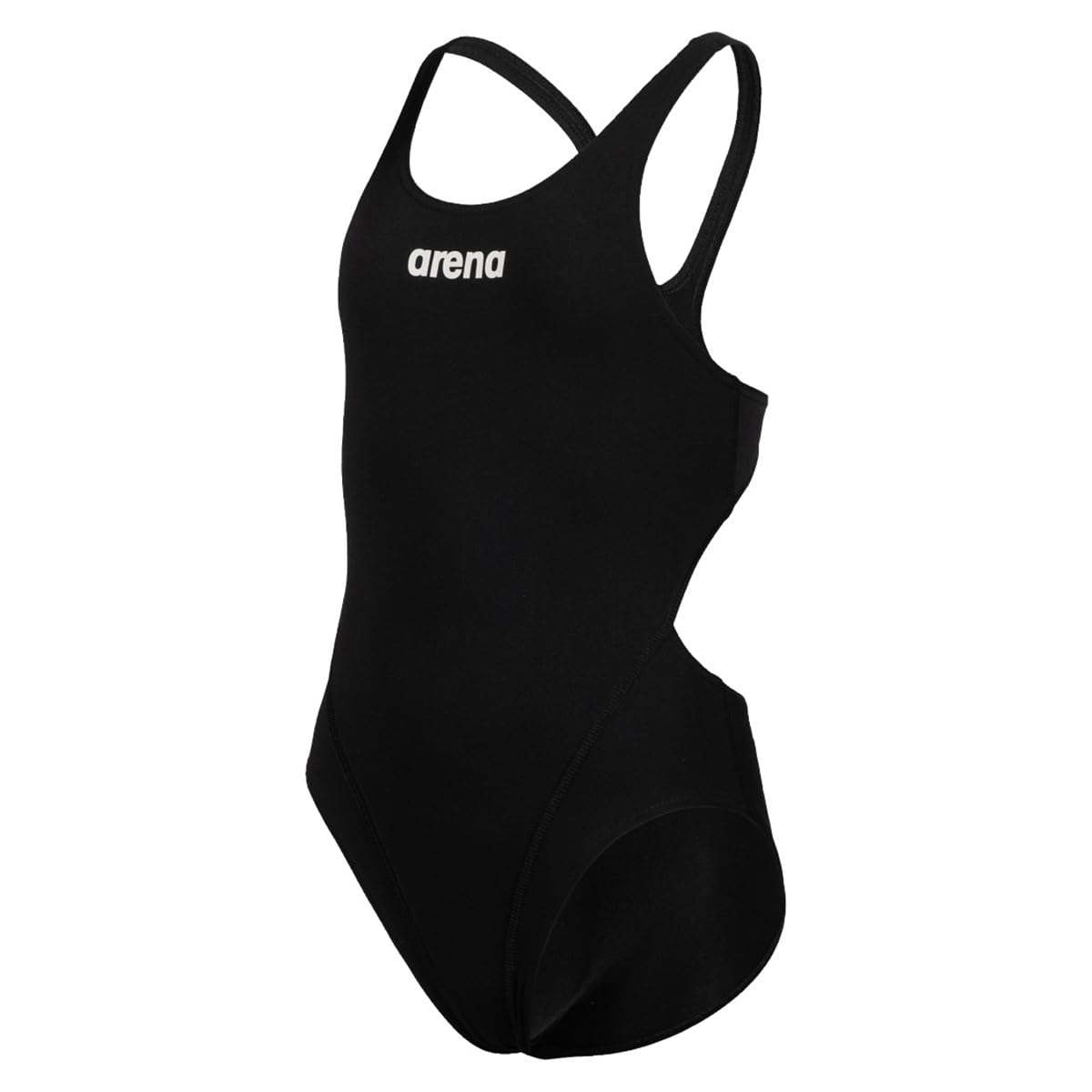 Arena Girls Noir One-Piece Swimsuit For Team Tech Solid