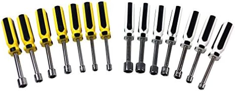 14 Piece Professional Heavy Duty Nut Driver Set SAE and Metric