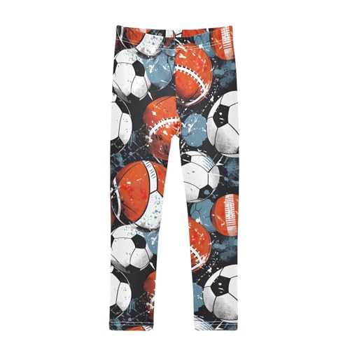 Girls' Leggings Ball Football Kids Yoga Tights Pants 1 Pack 20854717