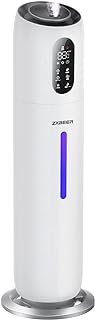 Humidifiers for Bedroom Large Room, ZXBEER 9L Top Fill Ultrasonic Humidifier with 360° Nozzle 7 Color Light Auto Shut-Off, 3 Modes Run Up to 48 Hrs Super Quiet Cool Mist Humidifier for Home Baby Adult