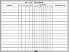 Magna Visual Magnetic Dry Erase in/Out Planner Kit (18" x 24" 15 Name, Black & White) with Aluminum Frame, Steel Board #1