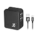 iXCC UL and MFi Certified Universal 17W 2-Port Dual USB Wall Charger and 3-Feet Lightning Cable - Black