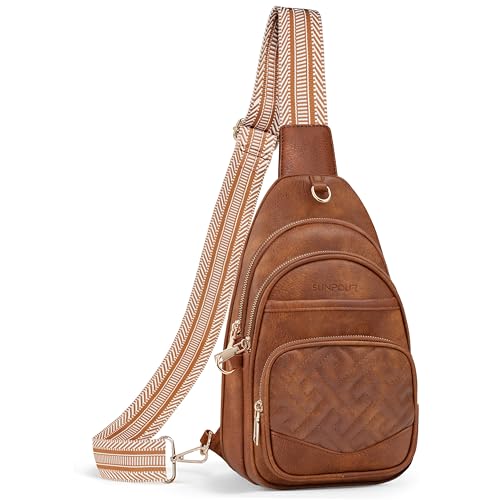Image of Anti Theft Crossbody Bags for Women,RFID Sling Bag Travel Purse | 5 Compartments,8 RFID Slots,Hidden Pocket,Adjustable Strap,Vegan Leather