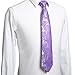 KissTies Mens Lilac Purple Paisley Tie Lavender Holiday Necktie + Gift Box