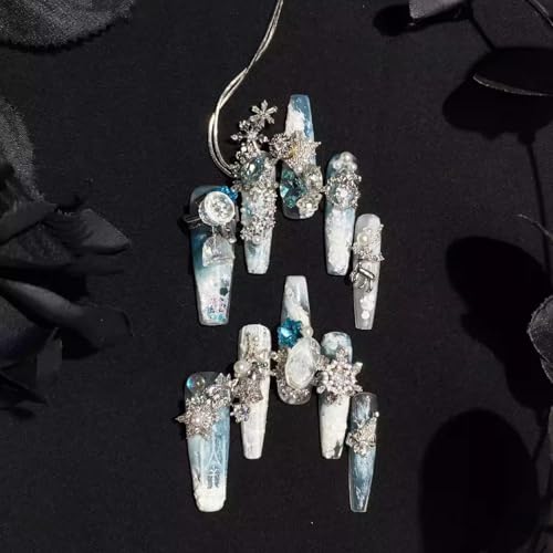 Fluid Art Press On Nails - Personalized Designer Luxury Handmade