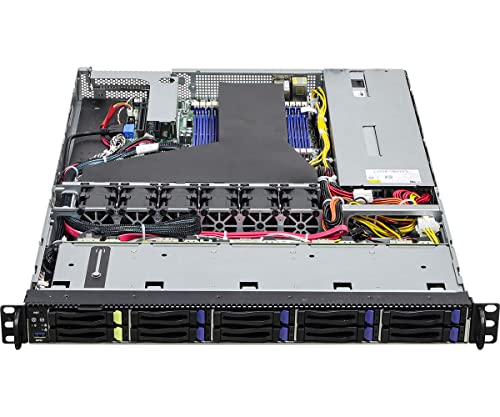 Image of Asrock Rack 1U8S2E-ROME /2T 1U Rackmount Storage Server Barebone 2 Bays NVMe and 8 Bays SATA AMD EPYC 7003 (with AMD 3D V-Cache Technology*) /7002 Series ProcessorsProcessors