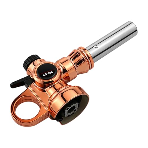 Encendedor de antorcha de butano con temperatura de 1300 °C para soldar cocinar barbacoa hornear con ajustable y diseño práctico Encendedor de luz de hidrocarburo