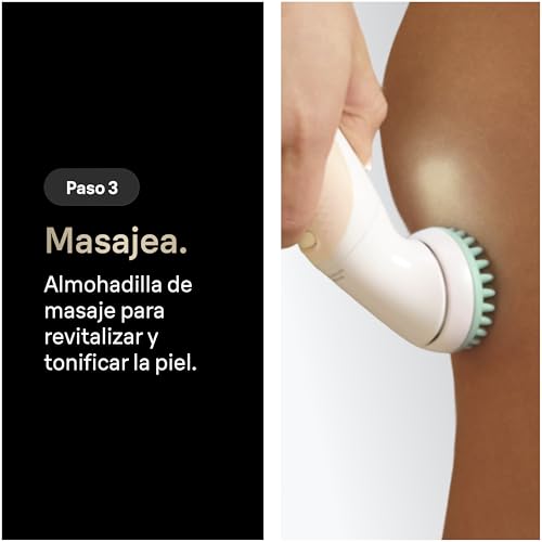 Miniatura 5 de Braun Silk·épil 9 Flex SkinSpa Depiladora Eléctrica Mujer con FaceSpa Pro Y Mini Depiladora Facial, Cabezal Flexible, Set Todo-en-Uno, Depila, Rasura Y Recorta, Resistente al Agua, 9-681 3D, Oro