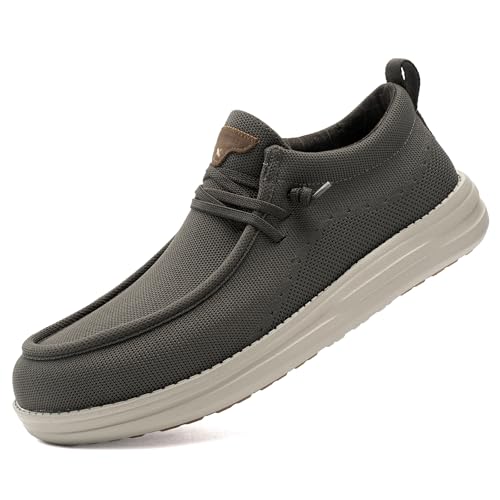 ITAZERO Men's 6E Extra Wide Toe Box Mesh Shoes Business Casual Wide Width Walking Shoes with Arch...