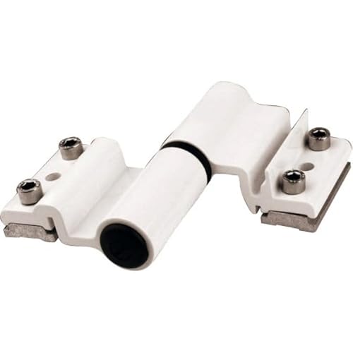 Paumelle 2 lames velox top - Repère profil : VEL007 - Teinte : Blanc 9010 - Aspect : Brillant - Gorge : 19.5 x 25 - Jeu : 19 mm - FAPIM