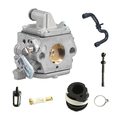 JRL - Carburador, filtro de aire de gasolina y colector para Stihl 017 018 MS 170 180