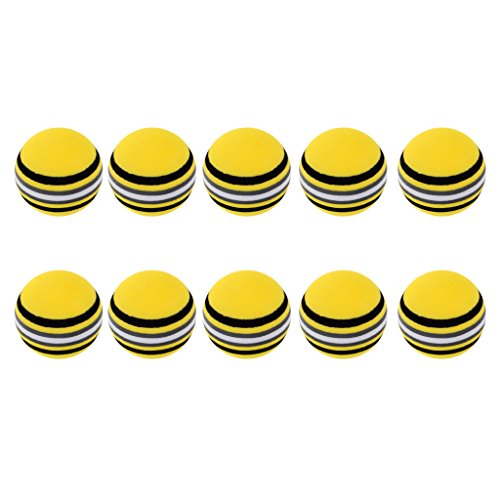 Homyl Bolas De Golfe De Esponja De Espuma De 10 Peças De EVA Para Treinamento De Prática De Balanço