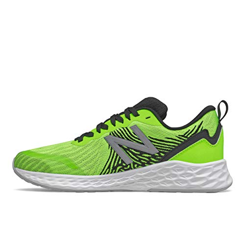 New Balance Boy's Fresh Foam Tempo V1 Lace-Up Running Shoe, Energy Lime, 6.5 Big Kid