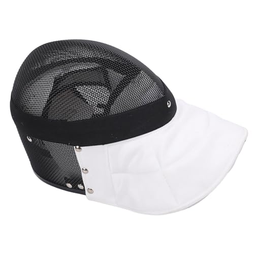 Casque d'escrime d'épée lyrlody à bord renforcé pour entraînement adulte