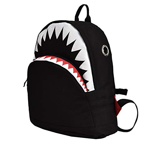 Beito 1PC Personalidad Unisex de la Escuela Mochila Bolso de 3D Vivid Animal tiburón