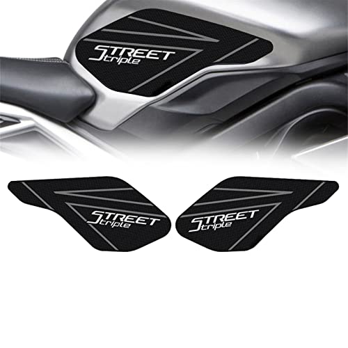 Side Tank Pad pour Street Triple protecteur de genou en caoutchouc haute densité