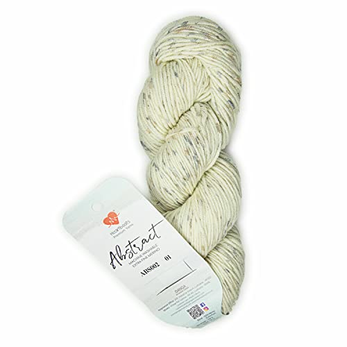 Image of Abstract - India s First Hand Painted Yarn. Machine Washable Superfine Merino Wool. Oekotex Class 1 Certified. (Shade no - ABS002)