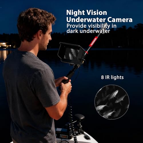 Image of Portable Fish Finder IP68 Waterproof 5 Inch Underwater Camera