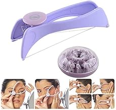 Eyebrow Face and Body Hair Threading and Removal System kit Tweezers for eyebrows, threading tool, threading machine for women, threading epilators,Chin & Upper lip Hair Plucker, Cotton Thread Plucker