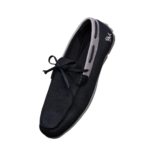 Image of Neeman's Relive Knit Boat Loafer for Men | Breathable Knit Upper Comfortable, Lightweight & Flexible Sole